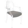 MYAREADESIGN set da 4 sedie KARTELL LOUIS GHOST con IL CUSCINO - 4x4853-B4+4xGRETA-27