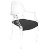 MYAREADESIGN set da 4 sedie KARTELL LOUIS GHOST con IL CUSCINO - 4x4853-B4+4xGRETA-29
