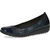 CAPRICE 9-22103-41, Ballerine zeppa Donna, Blu (Ocean Comb), 39 EU