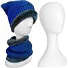 tinysiry Testa di manichino per realizzare parrucche, display per parrucca in plastica, modello di testa femminile per casa, salone e viaggi, modello ed esposizione di parrucche da donna, cappello e
