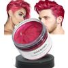 GOCBOBO Cera Colorata Temporanea per Capelli Lavabile Rosso - Tinta per Uomo e Donna - DIY per Festa, Cosplay, Halloween - 4,23 Oz