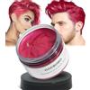 GOCBOBO Temporanea Cera Colorata per Capelli Lavabile Rosso Cera per Tinta per Capelli Uomo Donna DIY Cera per Capelli di Colore per Festa Cosplay Halloween 4,23 Oz