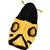 Mikikit 1 Pc Costume Da Trasformazione Per Animali Domestici Cappotto Per Animali Con Cappuccio Vestito Di Halloween Del Cucciolo Costume Da Ape Cane Inverno Pile Vestito Di Compleanno