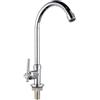 Lepidi Rubinetto Cucina in Acciaio Inossidabile, Rubinetti per Lavelli da Cucina Girevole a 360°, Rubinetto Monocomando solo Acqua Fredda, per Cucina, Bar, Campeggio