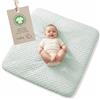 roba Coprimaterasso con Angoli per Fasciatoio Lil Planet, Certificato GOTS, 75 x 85 cm, Cotone Organico, in Spugna, Pois, Traspirante, Lavabile, Idrorepellente, Verde