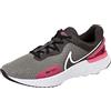 NIKE React Miler 3, Sneaker Uomo, Medium Ash/White-Hyper Pink-Black, 42.5 EU
