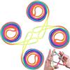 RUNFENG 4 Pezzi Giochi di Corda Mano,Finger Twist Gioco A Filo,Gioco con Dita