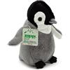 Zappi Co Peluche Riciclato al 100%, Pulcino di Pinguino (22cm di larghezza) Morbido, soffice, ecologico, collezione di animali per neonati, primo bambino
