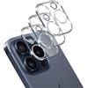 QULLOO Compatibile con iPhone 15 Pro / 15 Pro Max Pellicola Fotocamera, [3 Pezzi] [Facile installare] [Durezza 9H] Vetro Temperato Fotocamera