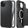 Spigen Cover per iPhone 15, Mag Armor MagFit, Compatibile con MagSafe - Nero Opaco