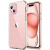 ULAK Cover iPhone 15 Trasparente Glitter, Brillantini Antiurto Protettiva Particolari Custodia Compatibile con Apple iPhone 15 6.1 Pollici per Donna Ragazze, Glitterata
