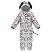 ReliBeauty Costume Dalmata Bambino Unisex Pigiama Animali Vestito Carnevale Dalmata Cane Tuta