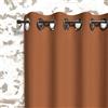 Soleil d'ocre Boheme Tenda Isolante con Occhielli, Marrone (Terra), 140 x 180 cm