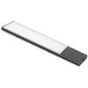 Emuca - Applique LED Kaus Black ricaricabile via USB con sensore tattile di prossimità, 240mm, Verniciato nero