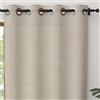 Soleil d'ocre Panama Tenda con occhielli, in puro cotone, Ivory (Lino), 135 x 250 cm