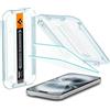 Spigen Glas.tR EZ Fit Vetro Temperato compatibile con iPhone 16 Plus, iPhone 15 Plus, 2 Pezzi, Installazione Facile, Cristallino, Durezza 9H Pellicola prottetiva