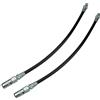Aerzetix - Set di 2 - Tubo Flessibile ugello per Pompa Grasso - Lunghezza 300mm - Sistema attrezzo di lubrificazione - Max 45 Mpa - C50137