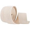BENECREAT 5 m/5.5 Yard Nastro in Twill di Cotone, 5 cm/2 Pollici, Larghezza Nastro Beige Rotolo a Spina di Pesce, Cinghia da Tasca per abbellimento, Artigianato, Cucito, Decorazione per la casa