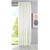 Gardinenbox Milano 20357 - Tenda oscurante in velluto, con passanti e passanti per tunnel, accorciabile, colore crema, 1 pezzo (altezza x larghezza x profondità): 235 x 135 cm, colore: crema
