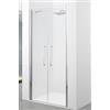 Novellini Box Doccia Porta Doccia Saloon Young 2.0 2B cm 115 ALTEZZA SU MISURA - Profilo: Bianco Opaco - Cristallo: Trasparente