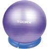 TOORX Kit Maxi Risparmio con 10 Palle da Ginnastica Ø 75 cm con pompe di gonfiaggio e basi gymball in omaggio
