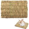 Helweet Tappetini in Erba Coniglio, Tappetino in Erba per Piccoli Animali, Tappetino per Erba in Criceto, Tappetino in Erba Intrecciata Naturale Bunny Chew Toys, per Criceti, Conigli, Porcellini D'India