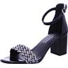 MARCO TOZZI Donna 2-2-88302-20, Sandali con Tacco, Black Pat CB, 37 EU