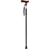 Homecraft Folding Coloured Walking Stick with Wooden Handle, Lightweight Adjustable Walking Cane for Balance, Mobility Aid, Paisley, 735-825 mm/29-33 Inches, (Eligible for VAT relief in the UK)
