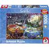Schmidt Spiele 57587 Rose Cat Khan, Portale dei Quattro Regni, puzzle da 1000 pezzi, Militare, Multicolore, normale