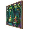 CCRETROILUMINADOS Poster Vintage Illuminato con Luce Led Costa Rica: Serie Viaggiatore