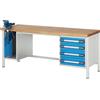 eurokraft pro Banco da lavoro, struttura a telaio serie 8000 eurokraft pro