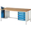 eurokraft pro Banco da lavoro, struttura a telaio serie 8000 eurokraft pro