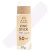 Suntribe Stick Solare Naturale Minerale Zinco FPS 50 Suntribe - 30 g, Bianco Originale, Biologico - 100% Naturale, Sicuro Per i Coralli - Molto Resistente all'Acqua - Vincitore Beauty Shortlist Awards