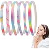 Candygirl 6 Pezzi Cerchietti Bambina Cerchietti per Capelli Donna Fasce Per Capelli Arcobaleno Fasce Per Capelli Con Glitterato per Giorno dei Bambini Anniversario Festa
