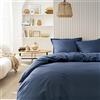 ESSIX ITC Copripiumino in cotone nero Nocturne 260x240 cm