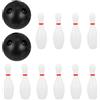 STOBOK Gioco a cono per bambini bambini Bowling Set Bowling Set giocattolo per bambini in età prescolare scuola età bambino età coni giocattolo