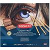 Derwent Lightfast Set di 48 Matite Resistenti alla Luce con Anima Rotonda da 4 mm, Resistenza Elevata del Nucleo e Consistenza Cremosa, Adatte al Disegno e alla Colorazione