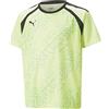 PUMA Teamliga Graphic Jersey Jr, Maglia da Calcio Unisex-Bambini e Ragazzi, Menta piperita Giallo-elettrica Veloce, 176