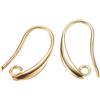 BENECREAT 30PCS Placcato 18K Oro Sheel Leverback Ganci per Orecchini Fili Auricolari con Anelli Pendenti per Gioielli Fai da Te Che Fanno Mestiere