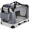 Cadoca Trasportino per Cani e Gatti XXL 92x64x64cm Borsa Viaggio per Animali Morbida & Pieghevole