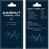 Aairhut Thermal Pad 13W / MK [0.5~3mm], 85 x 45 x 3mm Silicone Cooling Pad Resistenza al Calore Non conduttiva Extreme Odyssey Cover con Doppi Film autoadesivi
