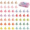 LECTNORE 50 mini mollette per capelli a farfalla, per donne e ragazze (multicolore)