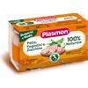PLASMON (HEINZ ITALIA SpA) PLASMON OMOGENEIZZATI POLLO FAGIOLINI ZUCCHINE 2 PEZZI DA 120 G