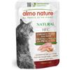 almo nature HFC Natural, Alimento Umido per Gatti - Filetto di Pollo con Prosciutto - Confezione da 1.32 kg (24 x 55 g)