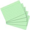 Herlitz Schede per appunti, 100 pezzi, Formato A7, Verde