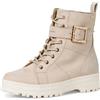 Tamaris Comfort Stivaletti da donna stringati caldi foderati plateau Calzata Comfort, Marrone (Taupe), 37 EU