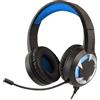 GielleService CUFFIE DA GAMING NGS GHX-510 con Microfono USB 2.0 flessibile Illuminazione LED blu