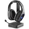 GielleService CUFFIE GAMING Wireless 7.1 NGS GHX-600 Microfono rimovibile Illuminazione LED Cuffie rotanti a 90º