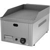D.L. SERVICE Fry top a gas con piastra rigata Cm 32.5 x 48