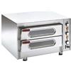 D.L. SERVICE Forno pizza elettrico da 1+1 camera - Cm 71 x 61 x 50 h